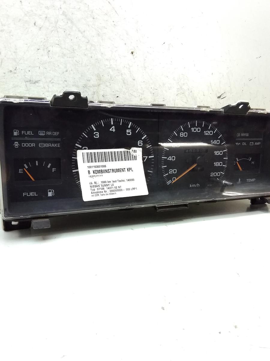 Nissan Sunny N13 Tacho Kombiinstrument 98PB8220 KANTO SEIKI BJ1990