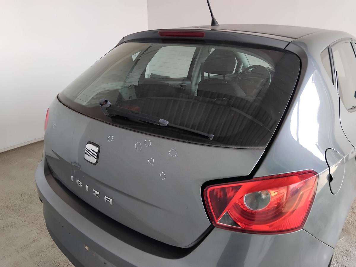 Seat Ibiza IV 6J Heckklappe LX7R lavagrau mit Scheibe 5-Türer Fließheck BJ2012