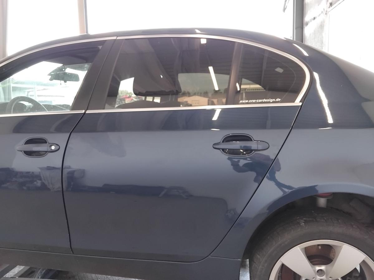 BMW 5er E60 Limousine T&uuml;r hinten links mysticblaumetallic 4-t&uuml;rig BJ2003