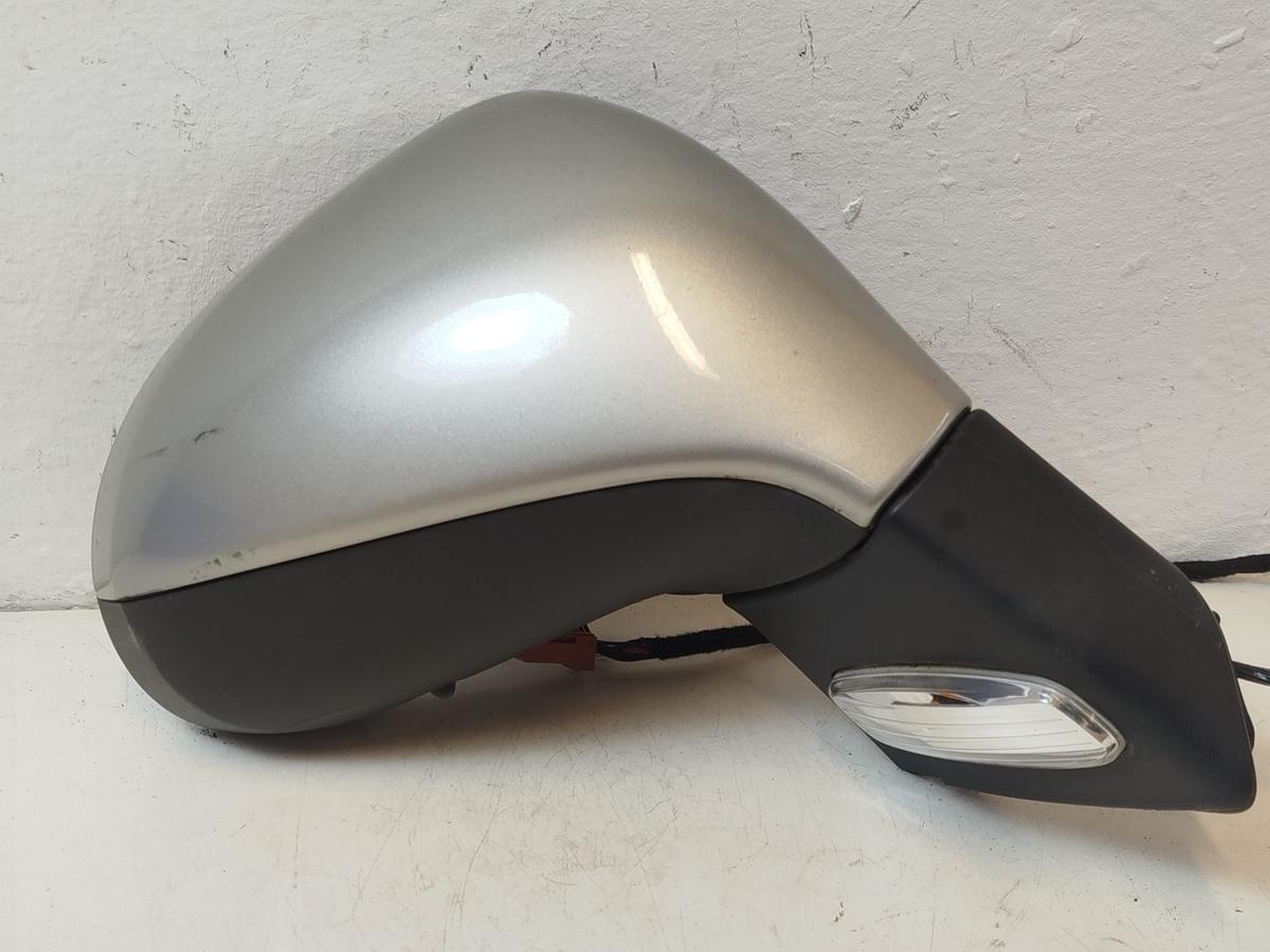 Peugeot 207 W Aussenspiegel Spiegel R&uuml;ckspiegel rechts elektrisch ETS Aschgrau