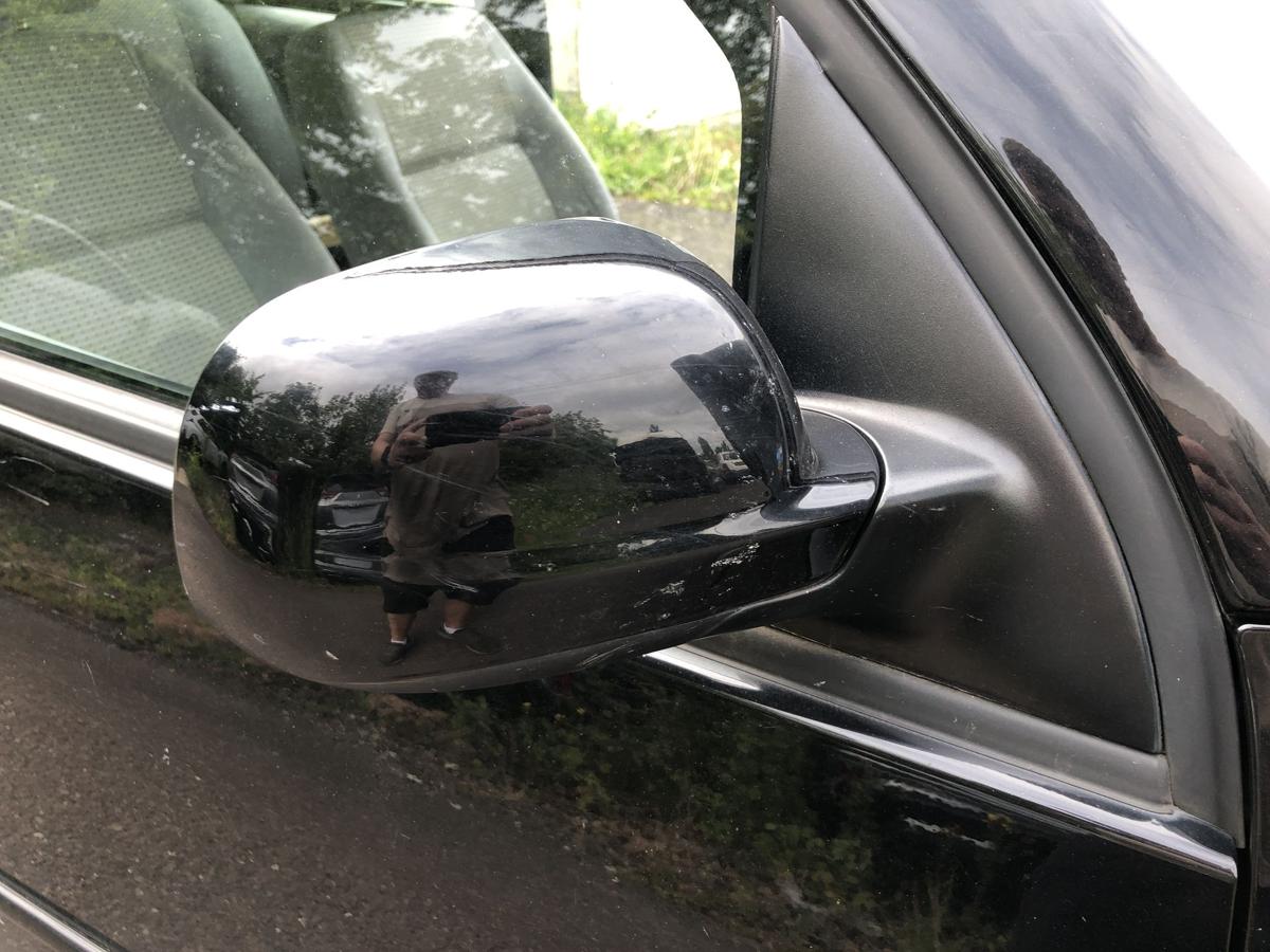 VW Lupo 6X Au&szlig;enspiegel rechts Seitenspiegel manuell L041 Brillantschwarz