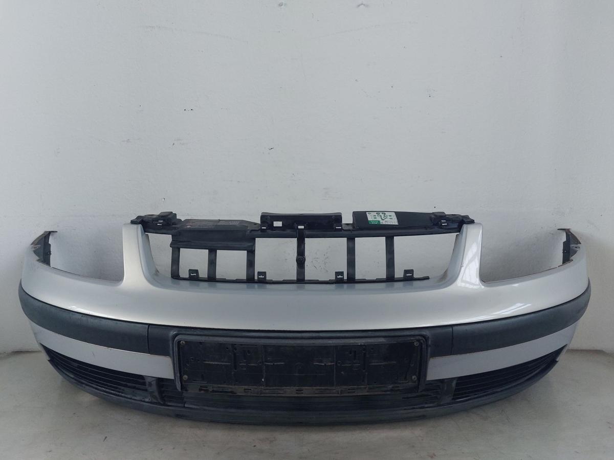VW Passat 3B B5 Sto&szlig;f&auml;nger vorn Frontsch&uuml;rze Sto&szlig;stange LB7Z Satinsilber Met