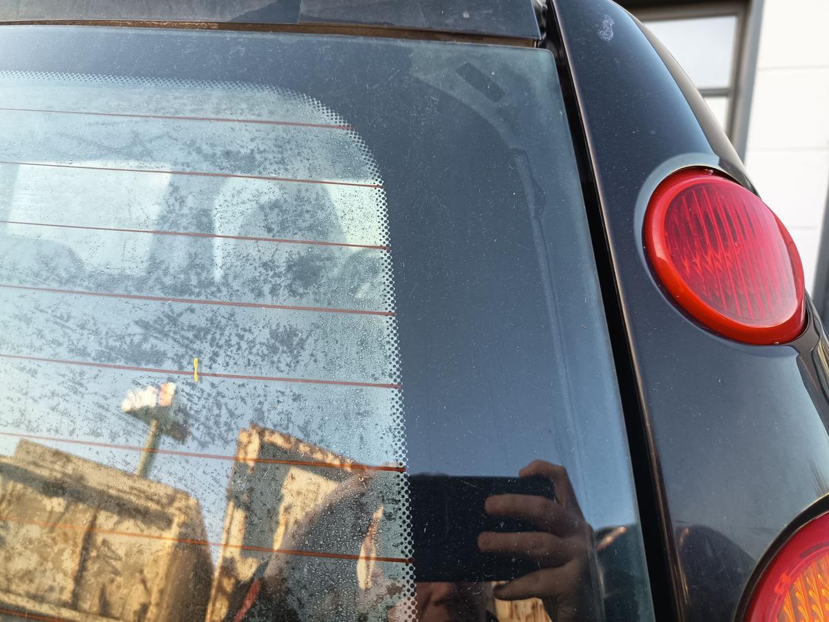 Smart Forfour original Heckklappe mit Scheibe EB4 Tridion Silber Baujahr 2005