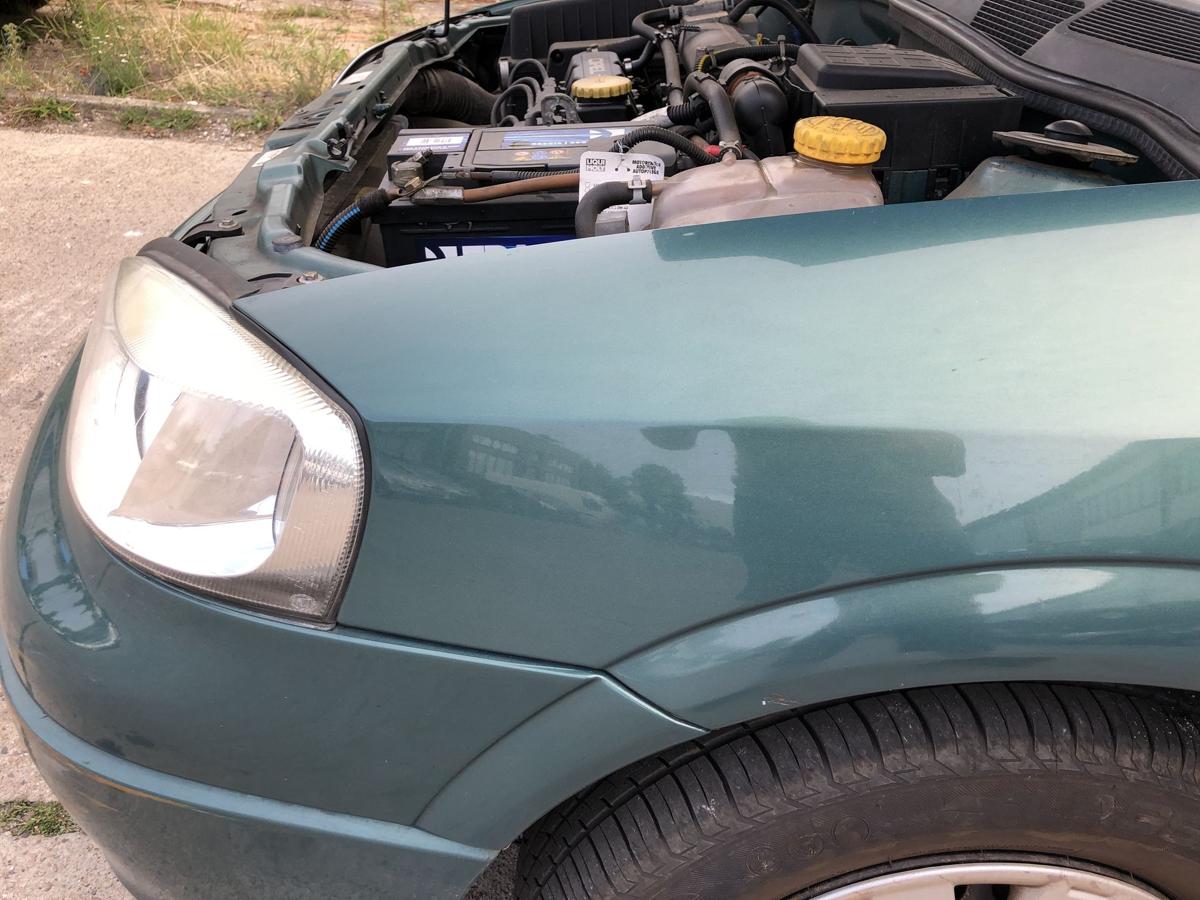 Opel Astra G Kotfl&uuml;gel vorn links Fahrerseite Seitenwand 3GU Jadegr&uuml;n