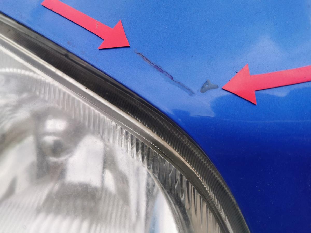 Daihatsu Cuore 251 Haube Motorhaube Klappe Deckel Bonnet vorn B51 Blue Perl Met