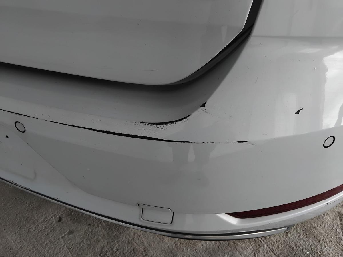 VW Golf 7 Facelift orig.Stoßfänger Stoßstange hinten PDC Fließheck BJ2017 LB9Z White Silver