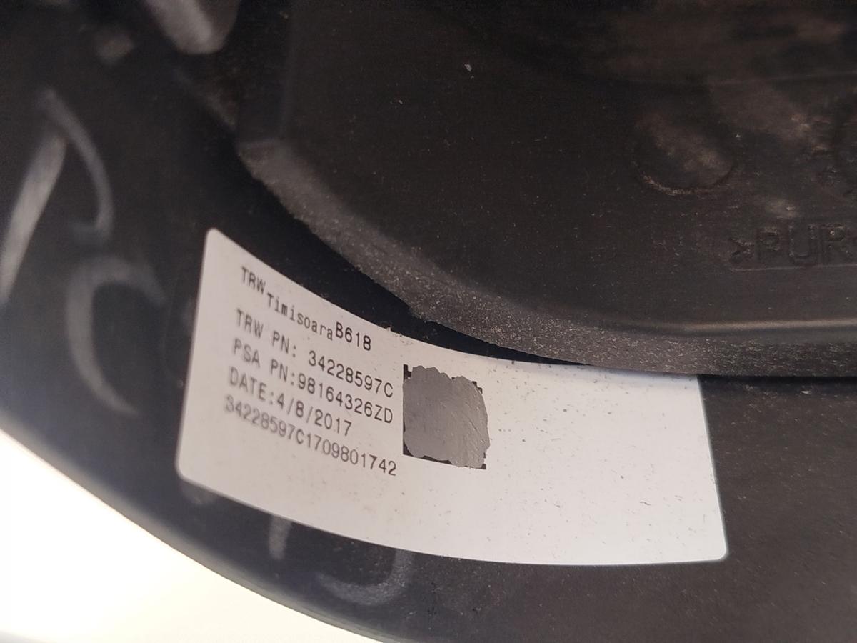 Citroen C3 III SX ab17 Lederlenkrad Lenkrad Leder mit Multifunktionstasten OEM