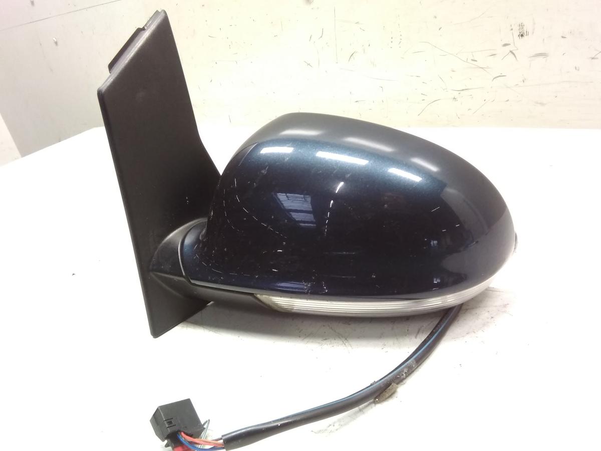 VW Golf Plus 5M original Au&szlig;enspiegel links elektrisch und beheizt BJ2006 LC5F Bluegraphitmetallic