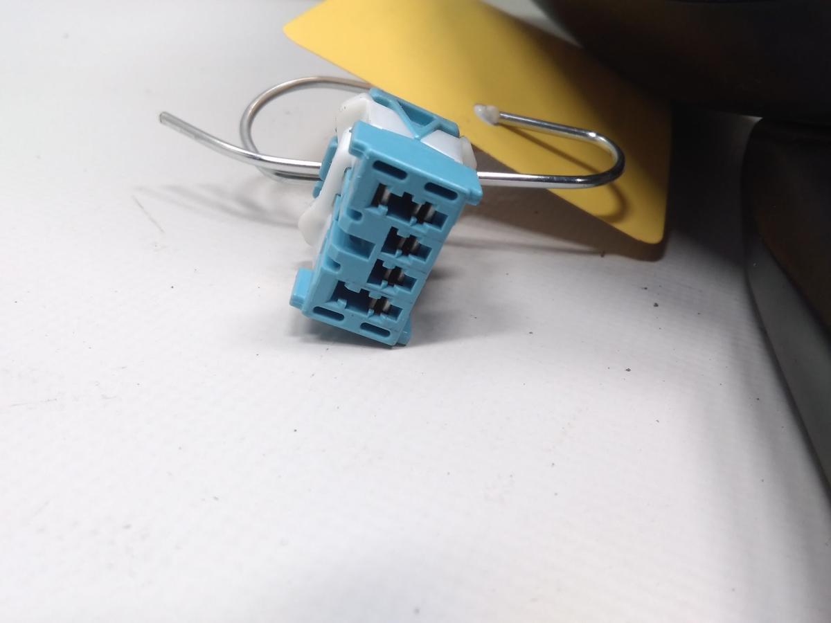 Honda Jazz 2 GG original Au&szlig;enspiegel rechts elektrisch beheizt 5pol BJ2008 BG53M Cerulean Blue