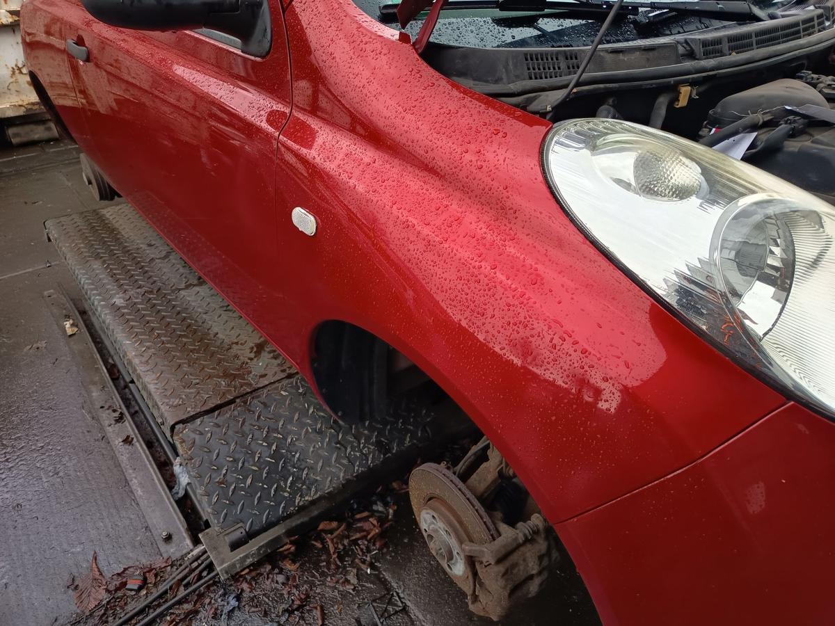 Nissan Micra K12 original Kotfl&uuml;gel rechts Seitenteil A32 Chilirot Bj 2005