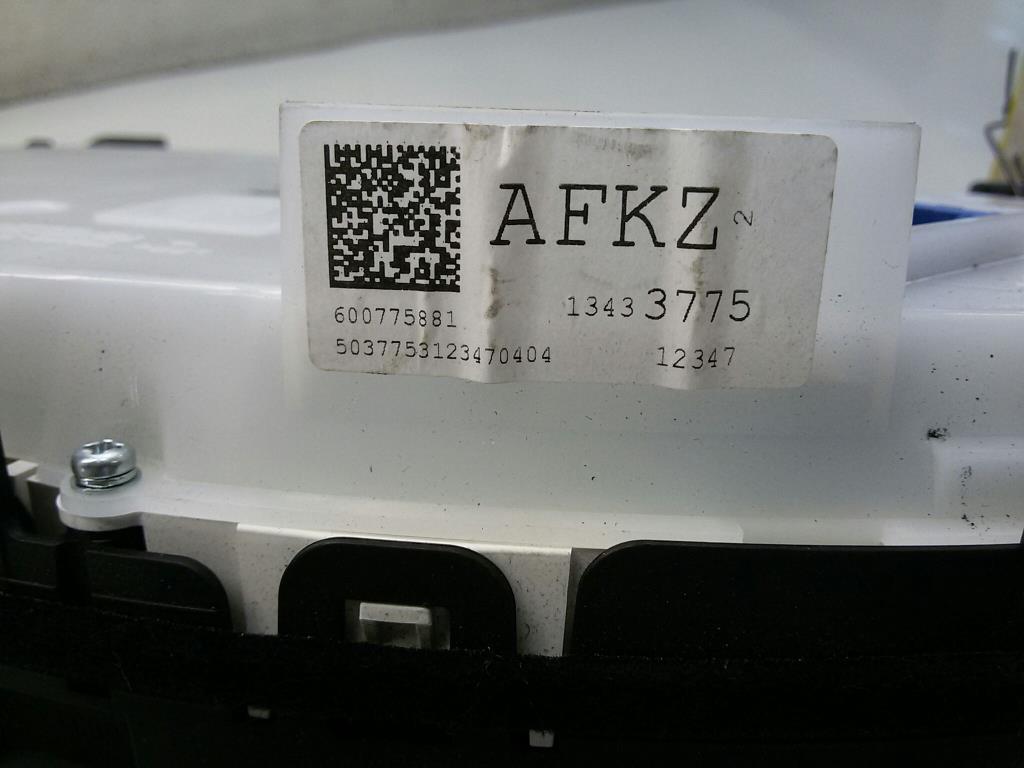 Opel Zafira C Tourer 13433775 Tacho Kombiinstrument BJ2013 1.4 103kw A14NET