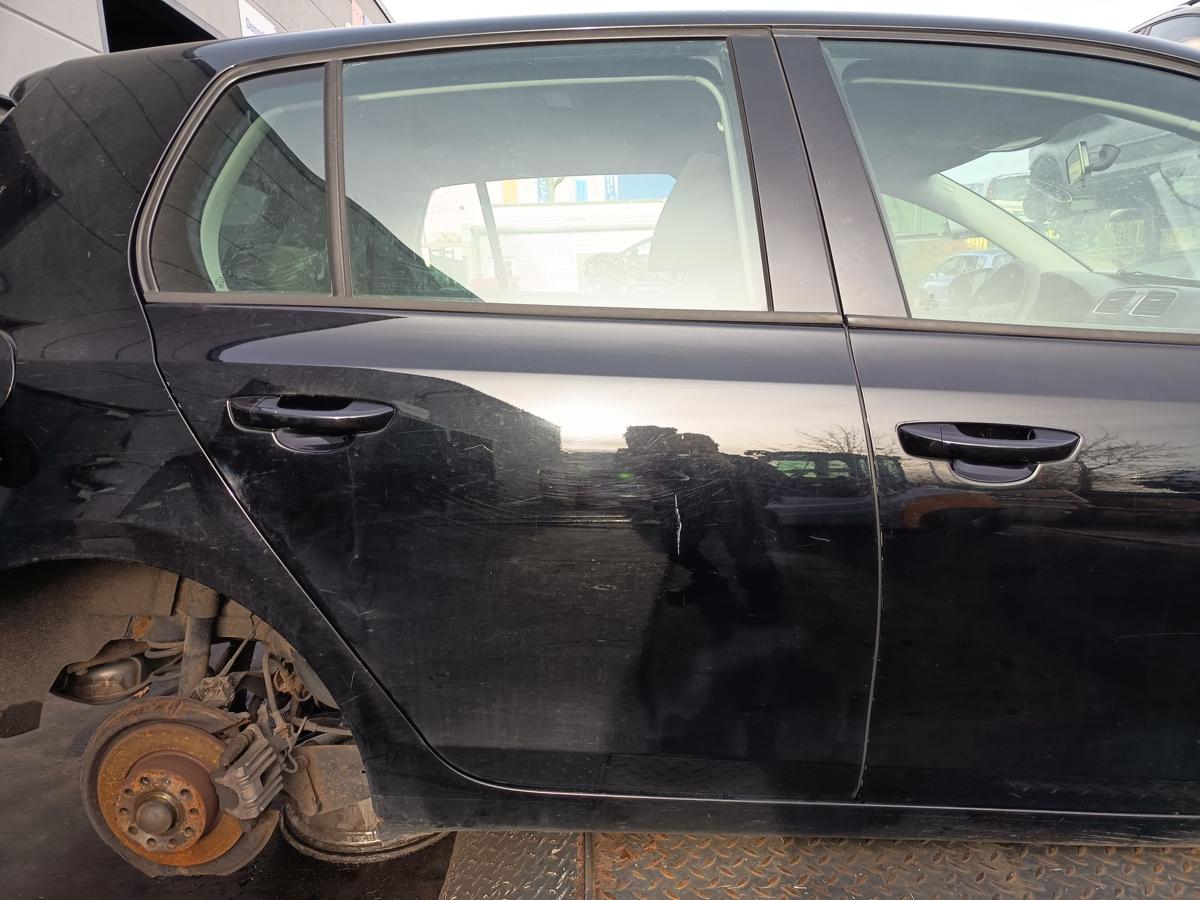 VW Golf VI 6 Limo orig Tür hinten rechts L041 Schwarz Bj 2009