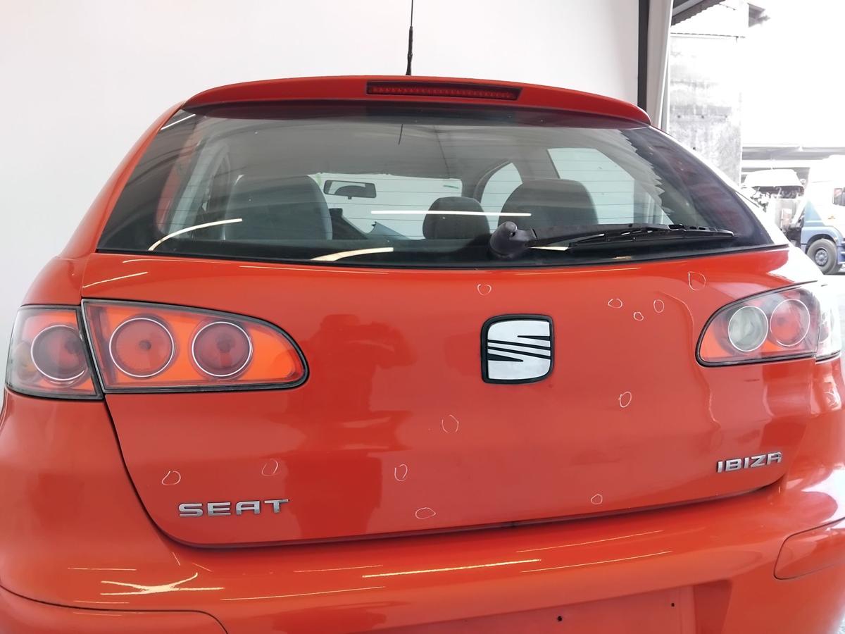 Seat Ibiza III 6L original Heckklappe mit Heckscheibe flashrot LP3G BJ2002