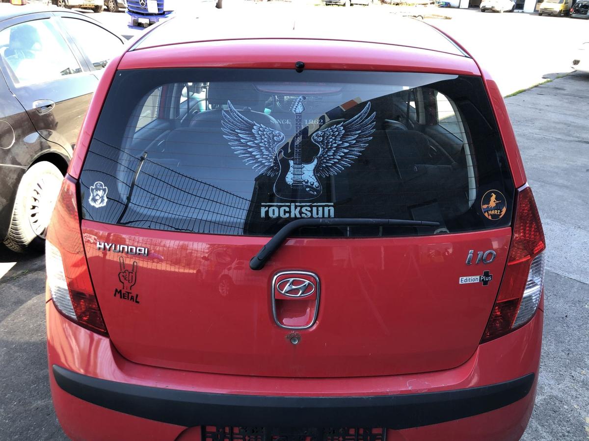 Hyundai i10 PA Heckklappe mit Heckscheibe im Rohbau Anrostungen H4 Electric Red