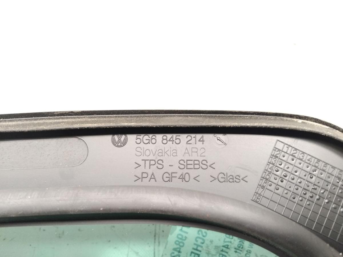 VW Golf 7 Dreieckscheibe T&uuml;r hinten rechts original abgedunkelt gr&uuml;n Bj.2016