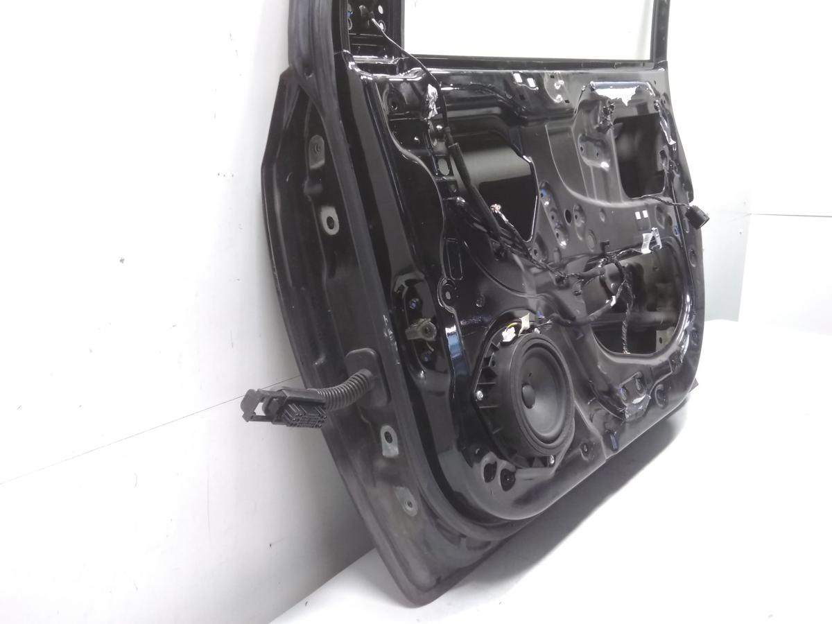 Hyundai i10 II Typ IA Tür vorn rechts Beifahrertür schwarzmetallic X5B Bj.2016