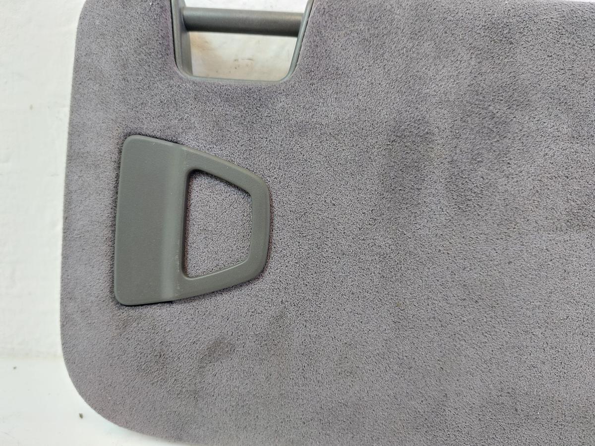 NIO ET7 Elektro Sonnenblende links Spiegel beleuchtet Alcantara Microfaser grau