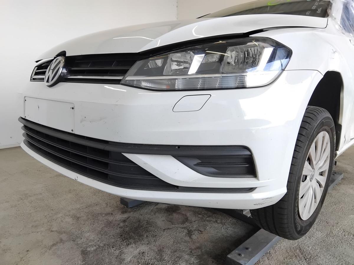 VW Golf 7 Facelift orig Sto&szlig;f&auml;nger Sto&szlig;stange vorn SRA LC9A pure white BJ2019