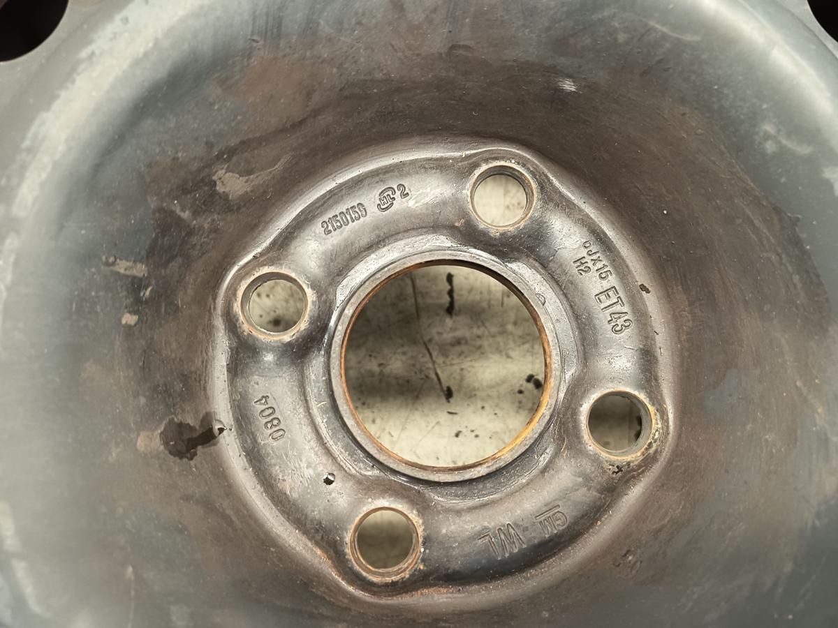 Opel Meriva A original Stahlfelgensatz mit Reifen 6x15 ET43 Baujahr 2004