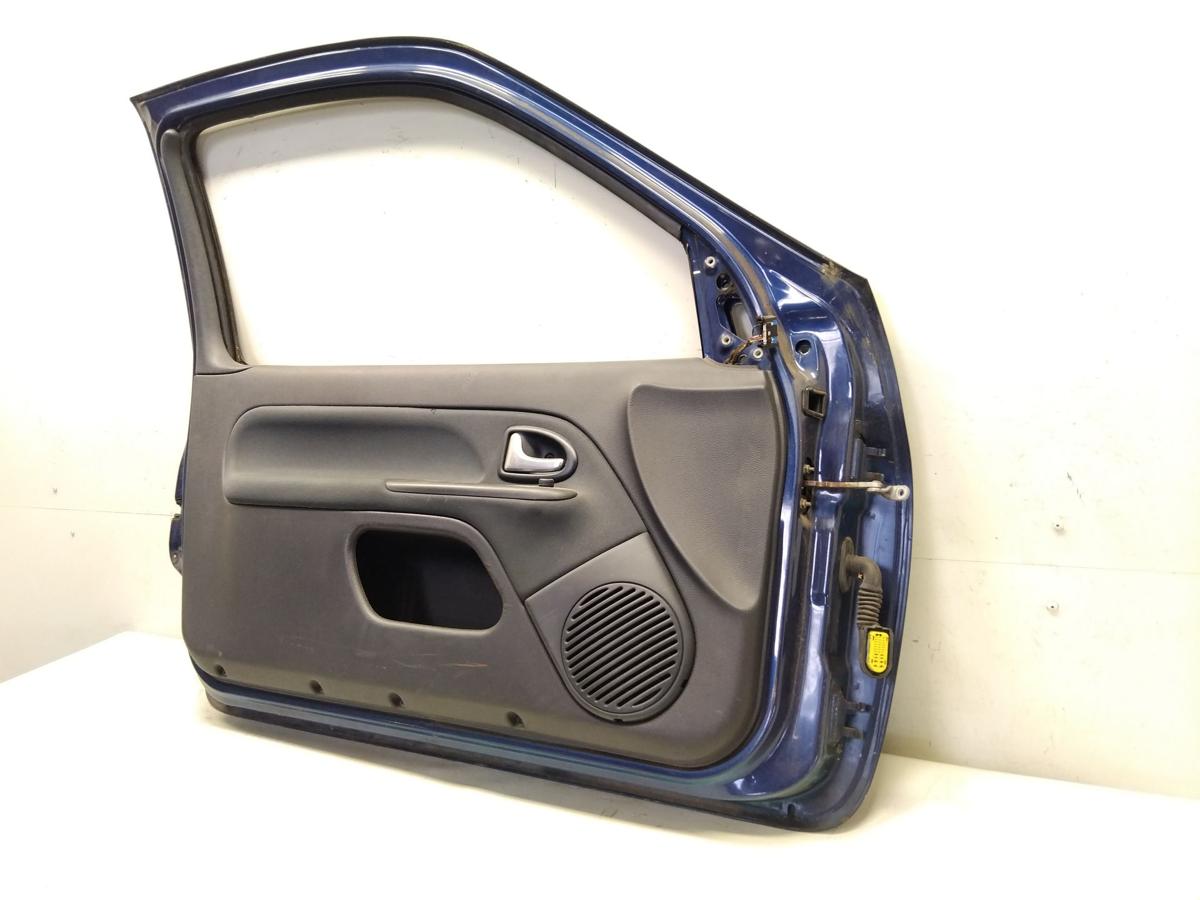 Renault Clio 2 T&uuml;r vorn links Fahrert&uuml;r 3-T&uuml;rer TED44 Bleu Odyssee BJ2002