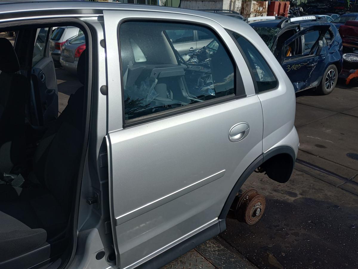 Opel Corsa C original Tür hinten links Fond Z157 Starsilber Bj 2006