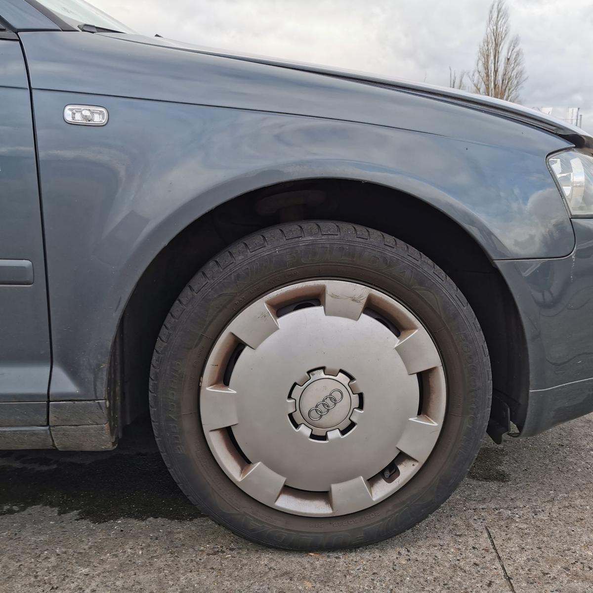 Audi A3 8P Kotflügel Fender Seitenwand vorn rechts LX7Z Delfingrau met bis 05