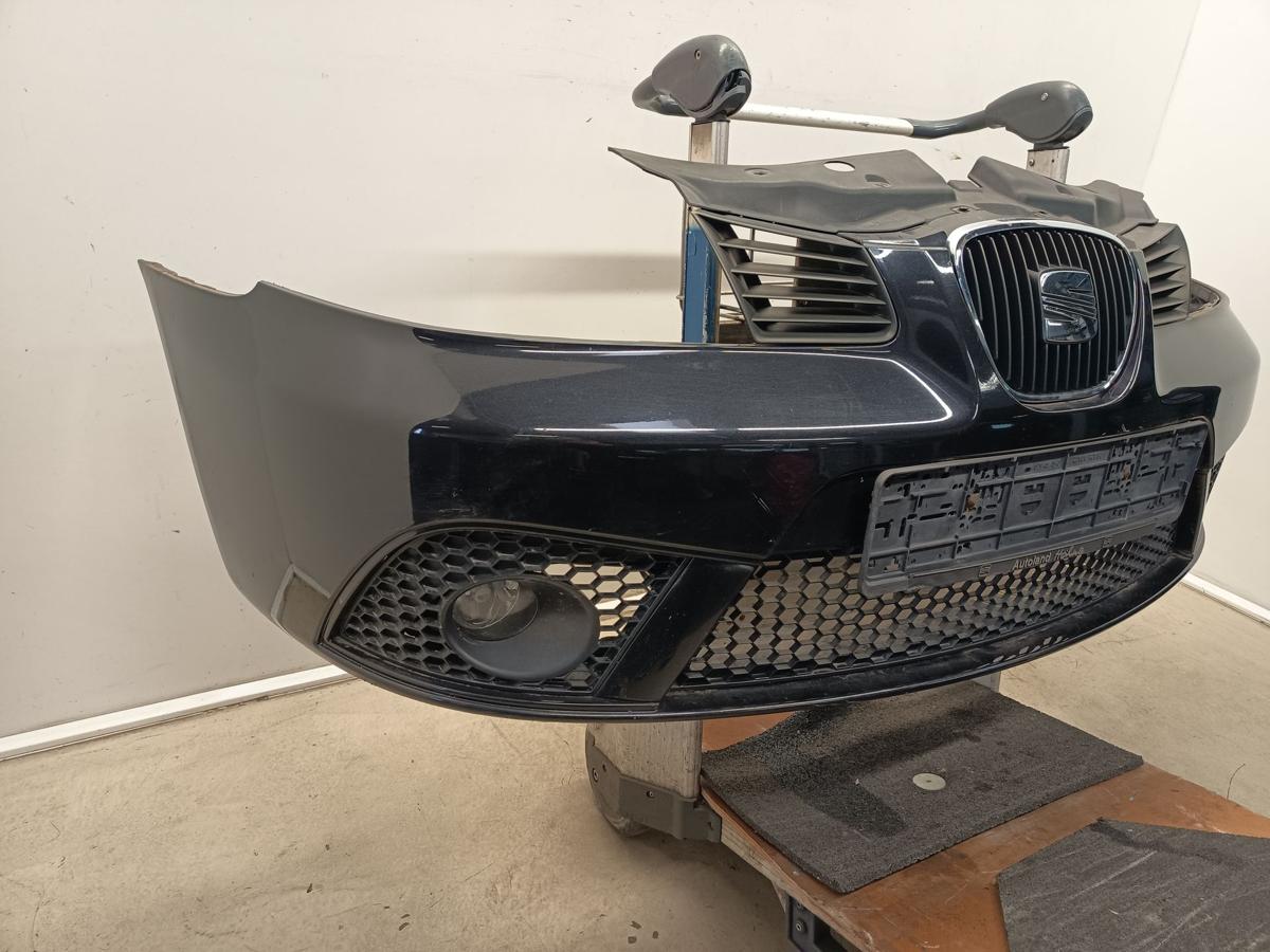 Seat Ibiza 6L original Sto&szlig;stange vorne LC9Z schwarz Facelift Baujahr 2007