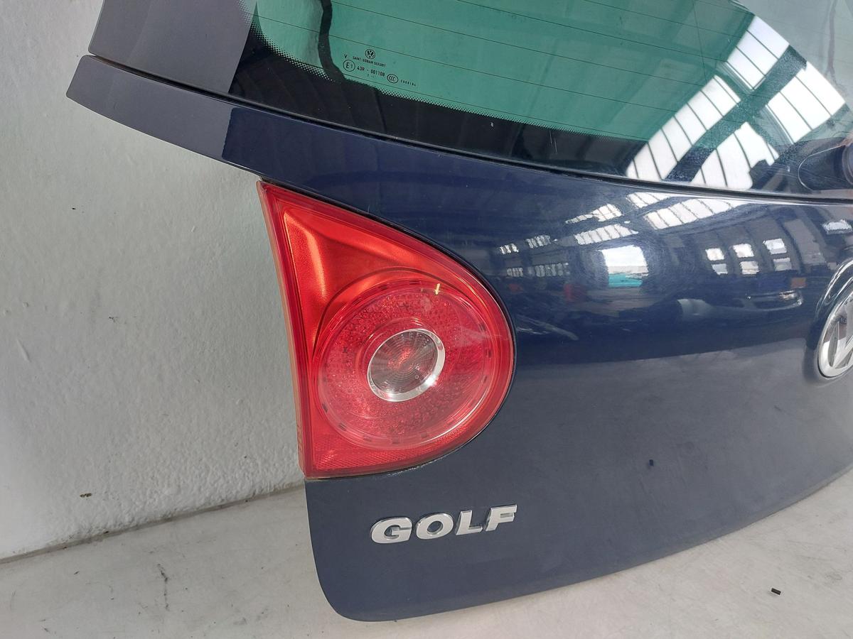 VW Golf 5 V 1K Heckklappe mit Heckscheibe Rohbau f&uuml;r 3/5 t&uuml;rer LA5G Perlblau