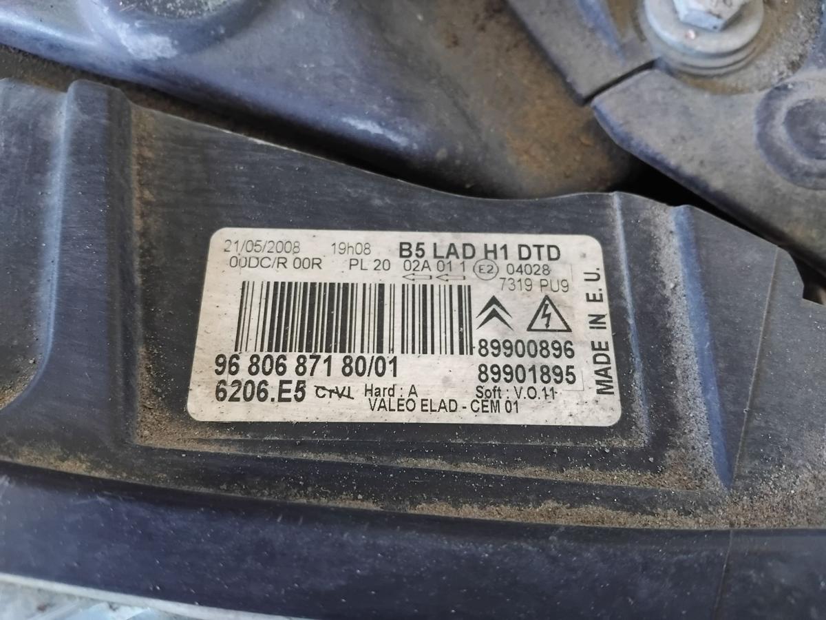 Citroen C4 original Xenon Scheinwerfer rechts Valeo 9680687180 BJ2007