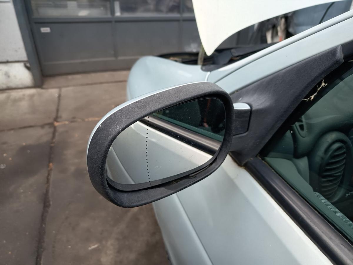 Renault Megane original Au&szlig;enspiegel links mechanisch MV632 Polargrau Bj 2001