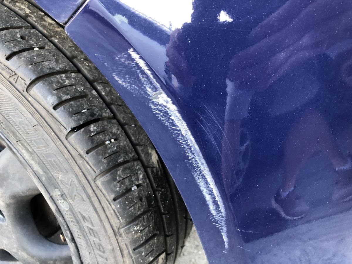 Opel Corsa D Stoßfänger hinten Heckschürze 3 türer Z20Z Royalblau Stoßstange