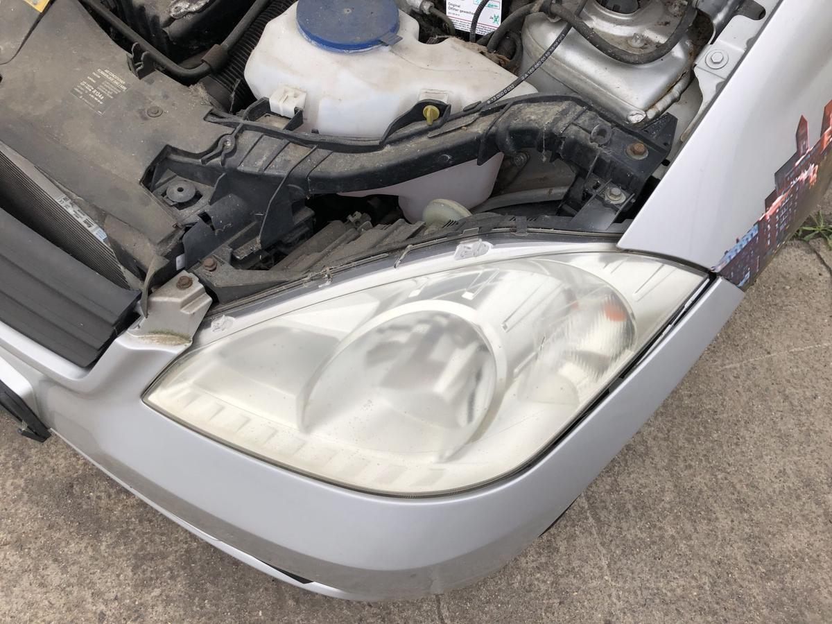 Mercedes A-Klasse W169 Scheinwerfer links Hauptscheinwerfer Halogen Mopf Tr&uuml;b