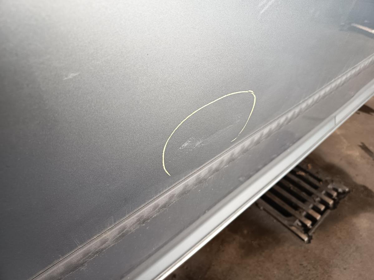 VW Touran 1T3 GP original T&uuml;r vorn links Fahrer (Roh) R7N Mountaingrey Bj 2010