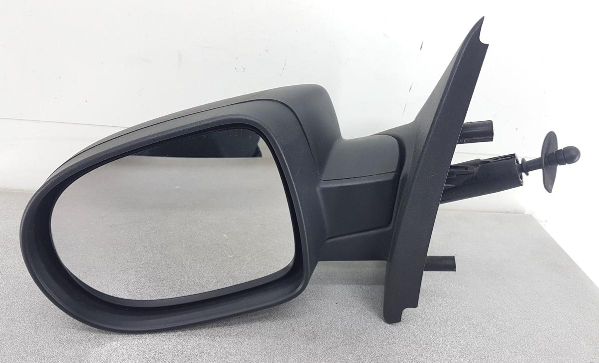 Renault Twingo II Außenspiegel links in unlackiert schwarz Bj10 Modell 10 bis 12