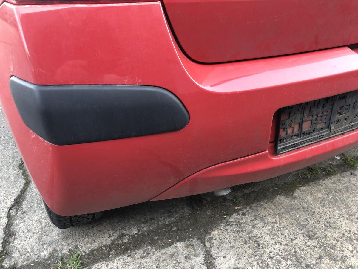 Renault Twingo 2 II Sto&szlig;f&auml;nger hinten Hecksch&uuml;rze Hecksto&szlig;stange OV727 rot