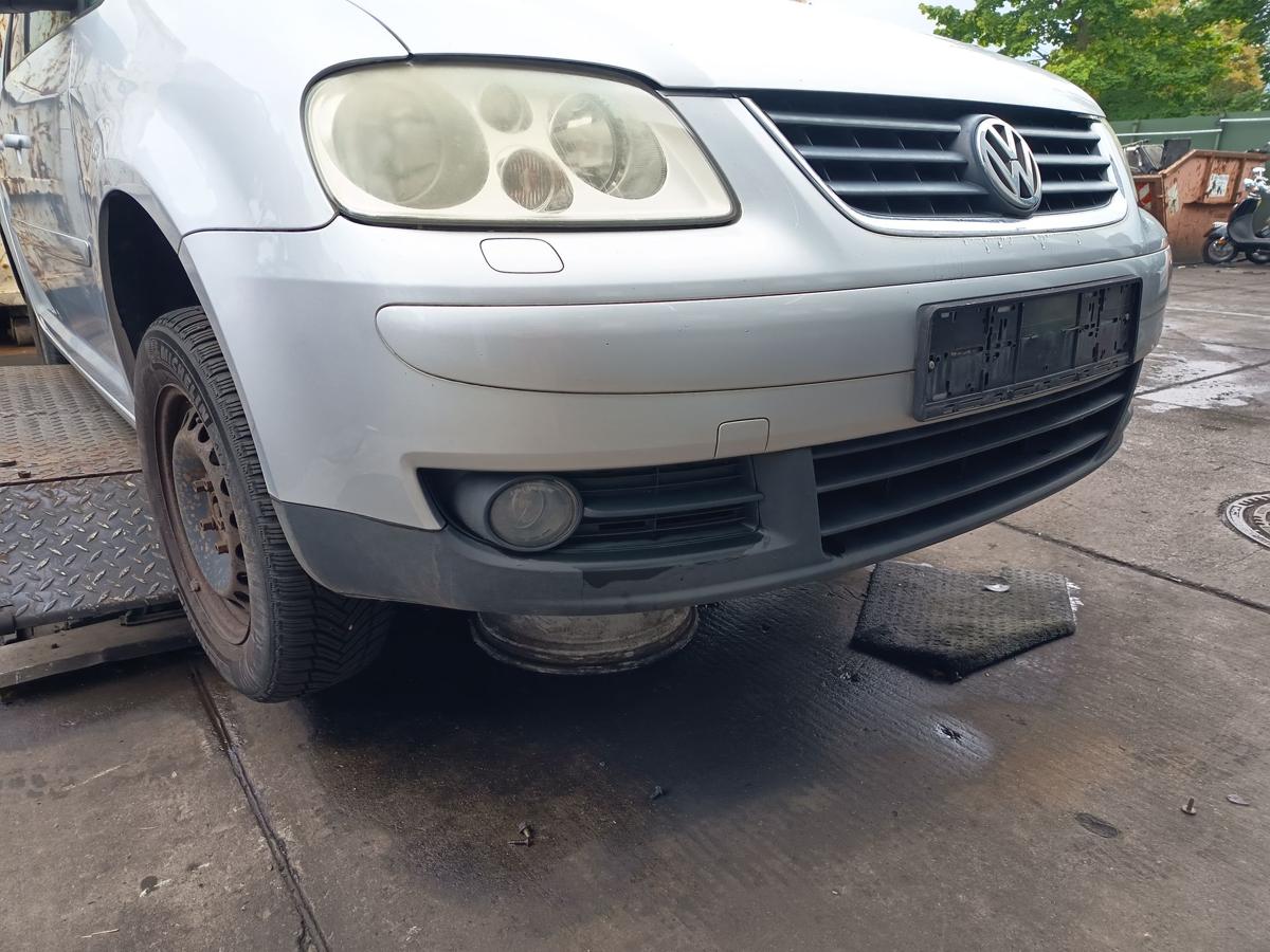 VW Touran 1T orig Stoßstange vorn Stoßfänger LA7W Reflexsilber Bj 2004