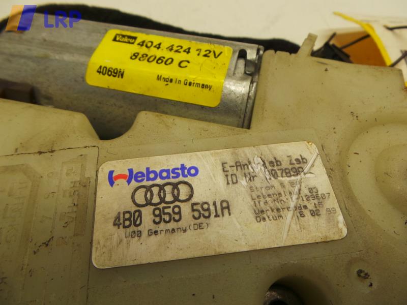 Audi A6 C5 4B Schiebedachmotor 4B0959591A 404424 WEBASTO VALEO BJ2000