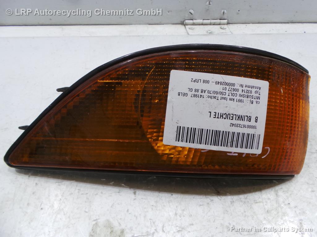 Mitsubishi Colt C50 Bj 1991 Blinkleuchte links STANLEY 045-5702L Blinker orange