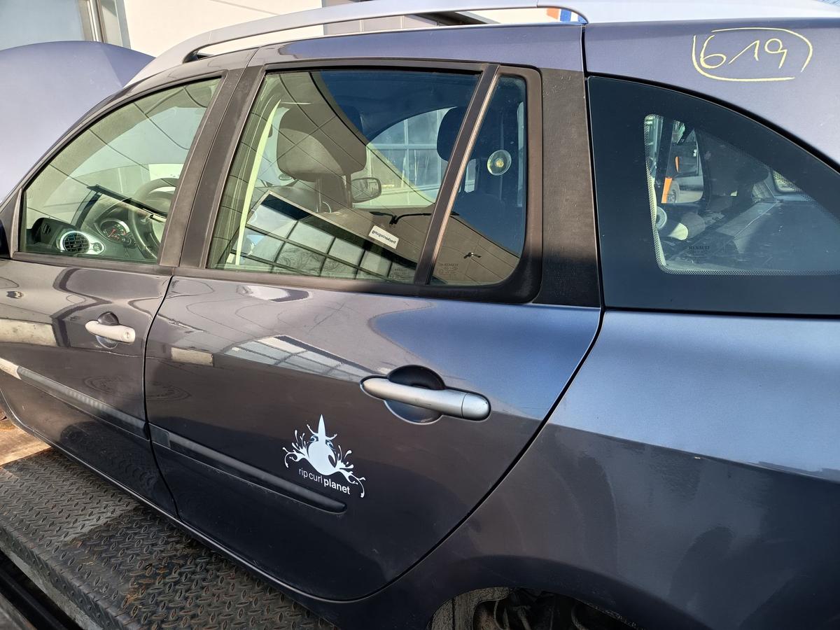 Renault Clio III Kombi original T&uuml;r hinten links TEJ47 Blue Gris Baujahr 2008
