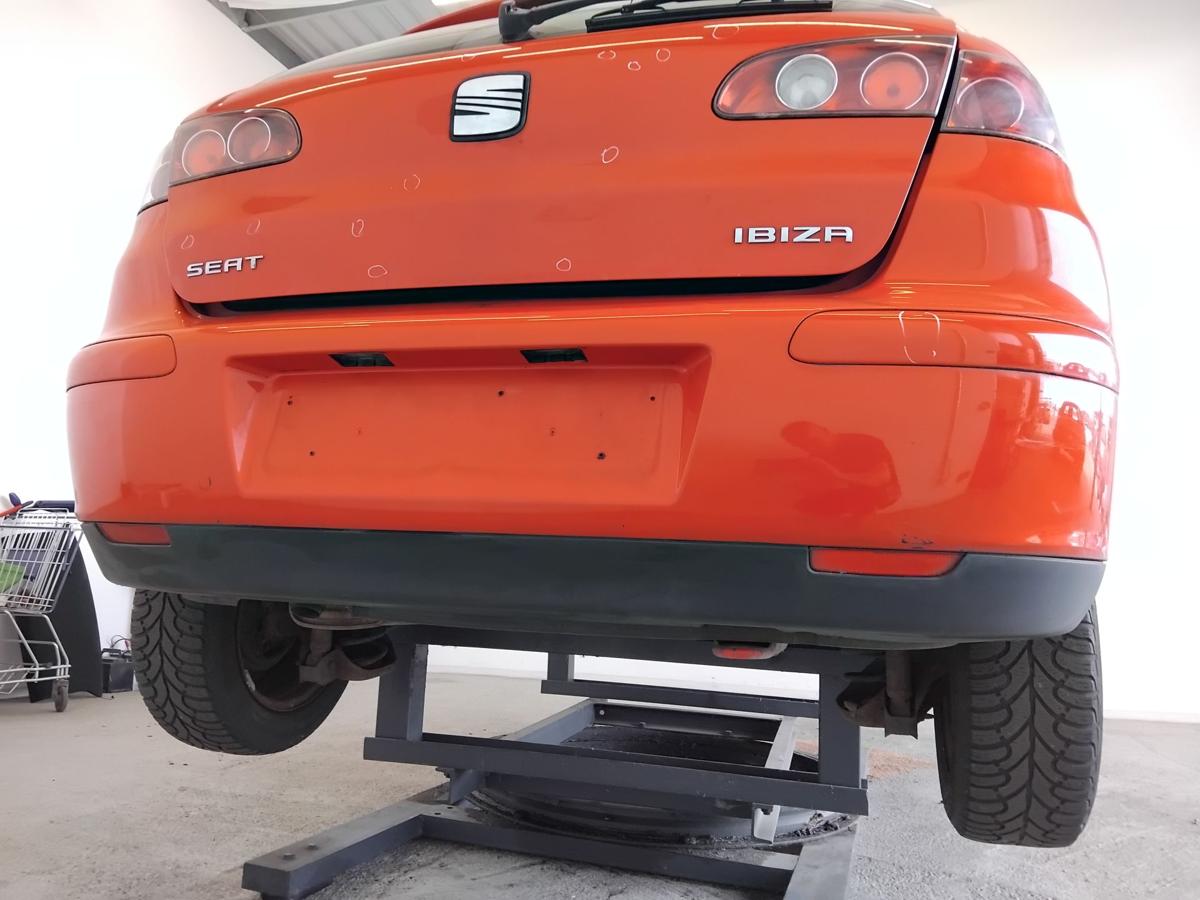 Seat Ibiza III 6L original Stossfänger Stoßstange hinten flashrot LP3G BJ2002
