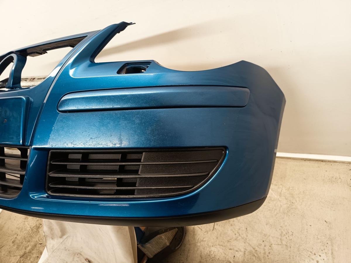 VW Polo 9N2 Facelift ab 2005 original Stoßfänger Stoßstange vorn LA5K -blau