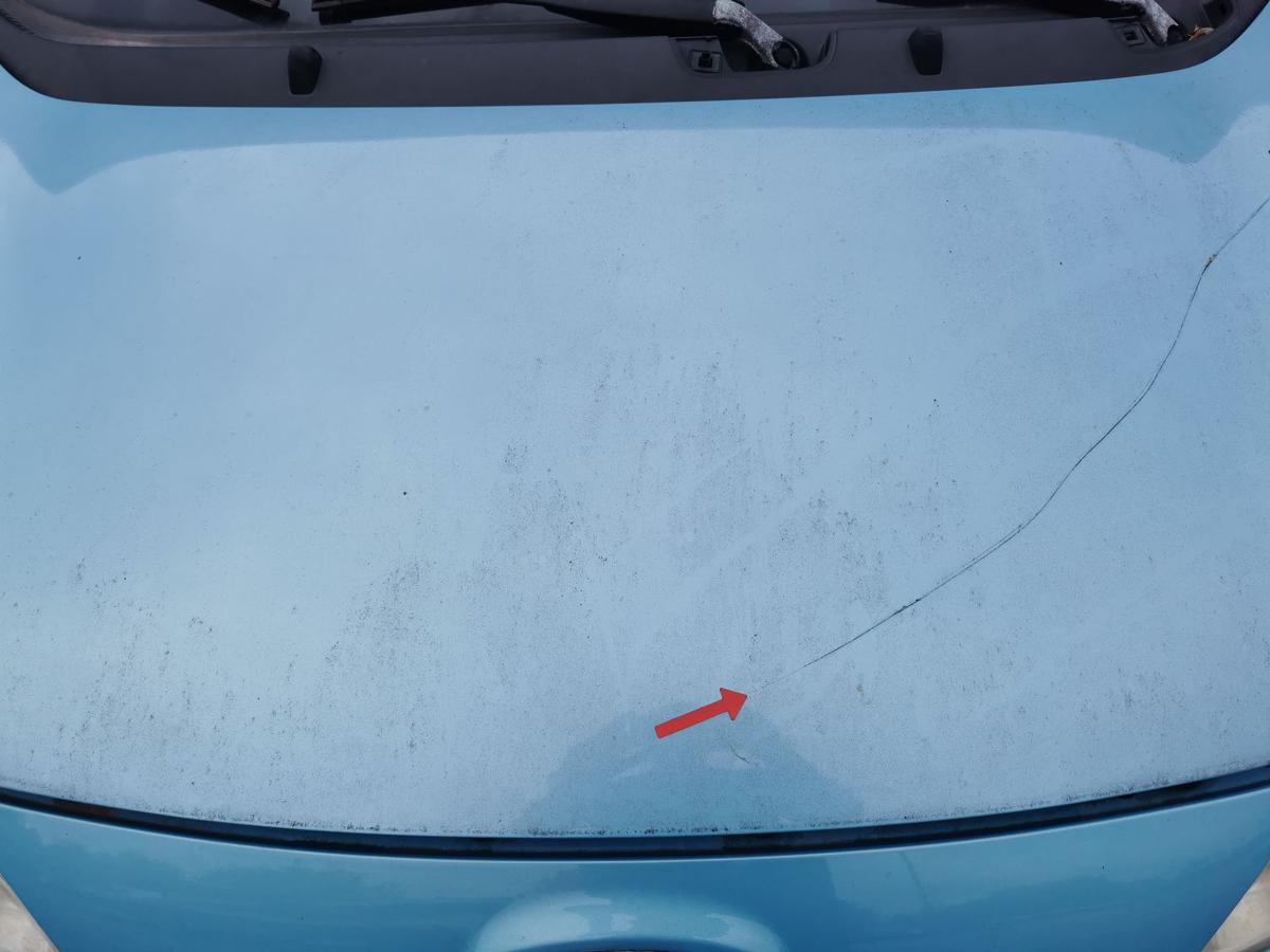 Ford KA RU8 Motorhaube Haube Klappe Bonnet vorn Scuba Blau Kratzer
