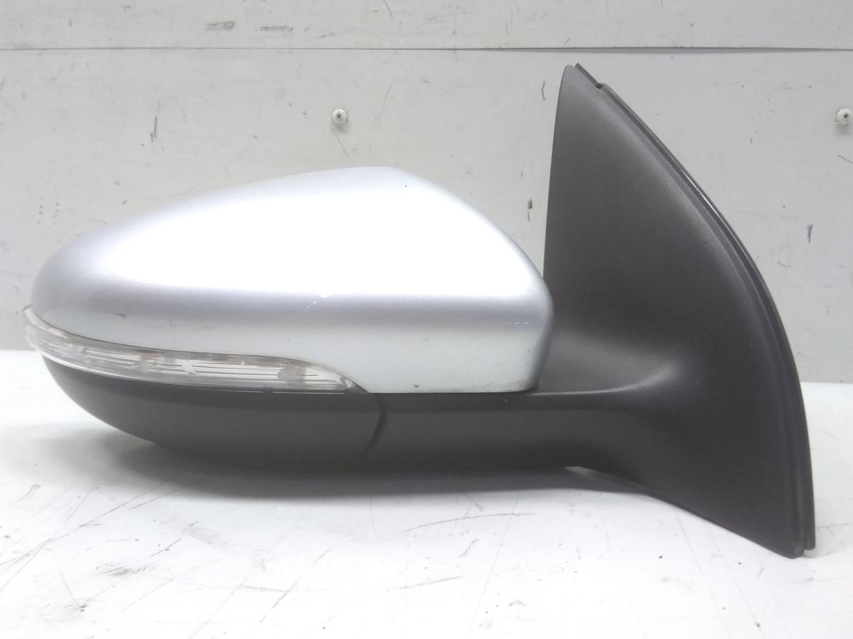 VW Golf 6 orig.Au&szlig;enspiegel rechts elektrisch&beheizt BJ2010 6 PIN LA7W reflexsilber