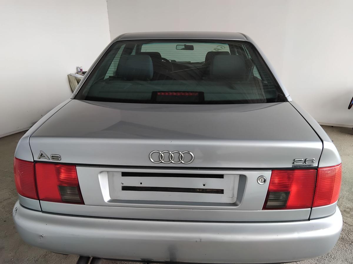 Audi A6 C4 Limousine Heckklappe Heckdeckel LY7M alusilber Facelift BJ1996