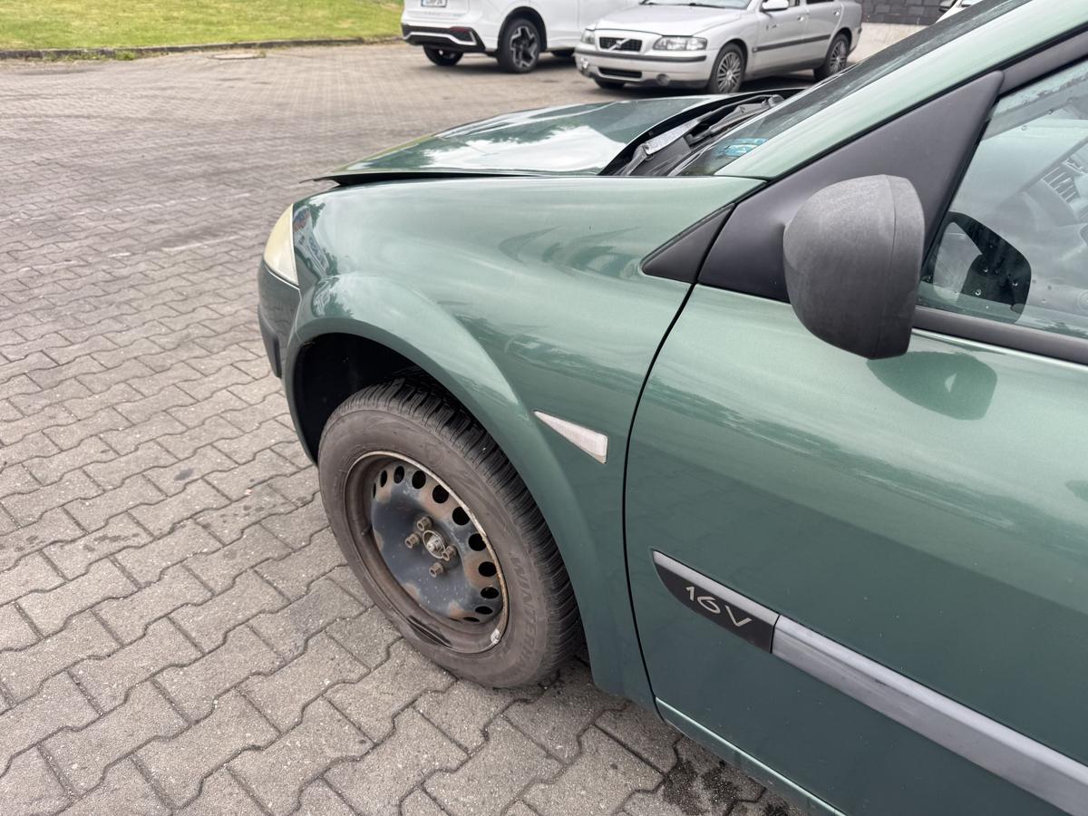 Renault Megane Bj.2004 original Kotfl&uuml;gel vorn links D96 Vert Giverny Metallic Bj.2004