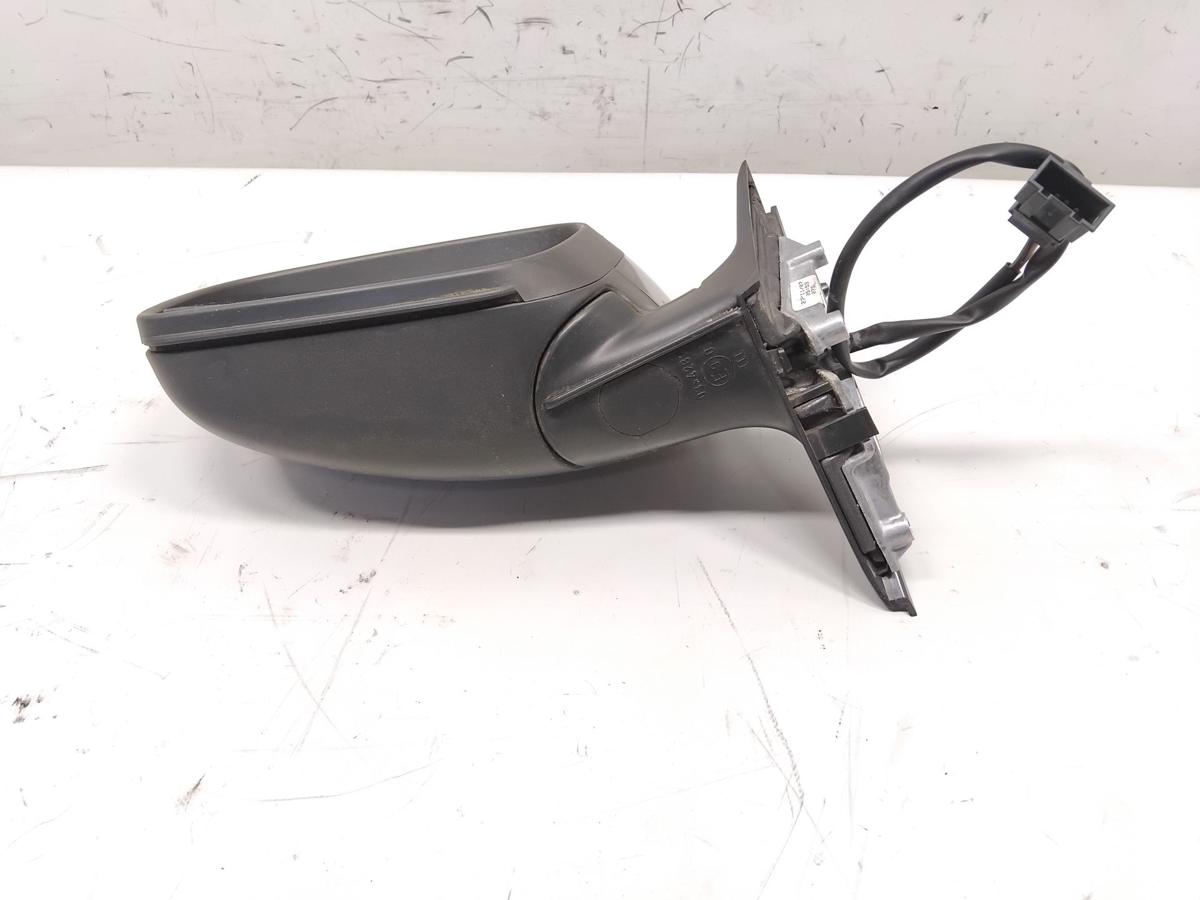 Skoda Fabia 2 5J original Au&szlig;enspiegel links schwarzmetallic 9910 Bj.2008