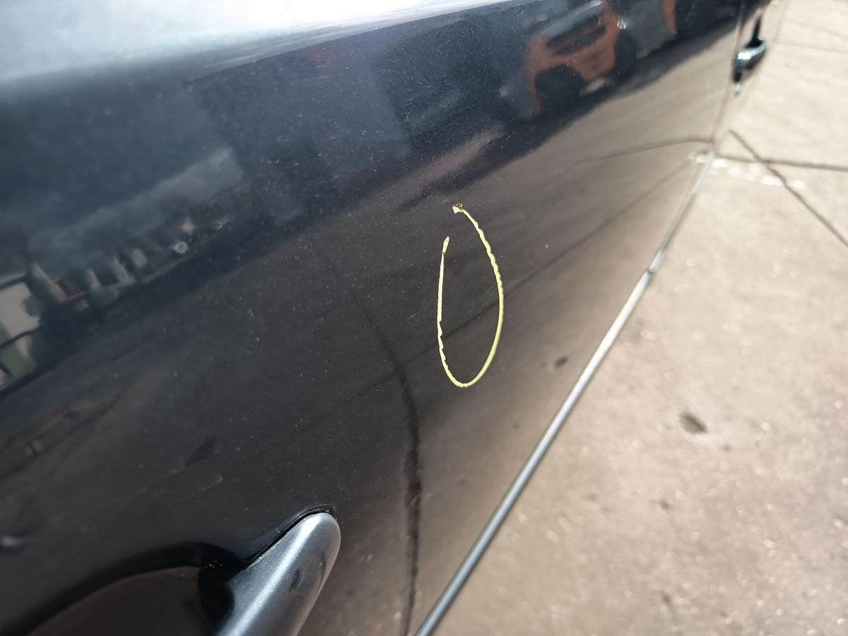 VW Polo 9N3 original T&uuml;r hinten rechts Fond 5t&uuml;rer C7V Anthrazitblau Bj 2007