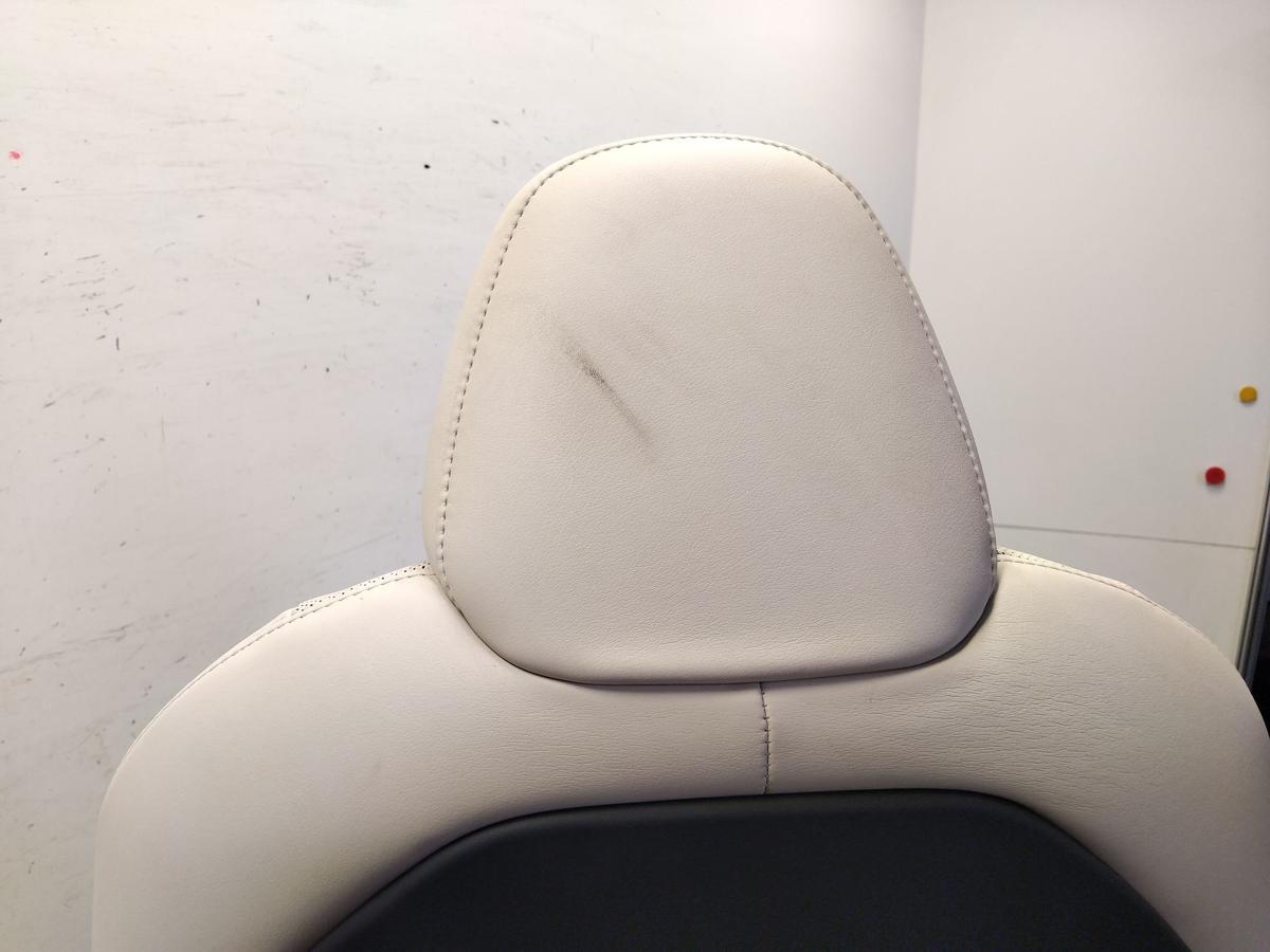 Tesla Model S Facelift Sitz vorn links Fahrersitz elektrisch Leder cream Bj.2023