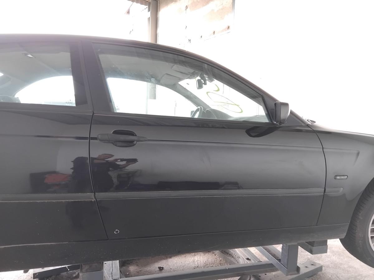 BMW 3er E46 Compact T&uuml;r vorn rechts Beifahrert&uuml;r 475 Blacksapphiremet. BJ2002