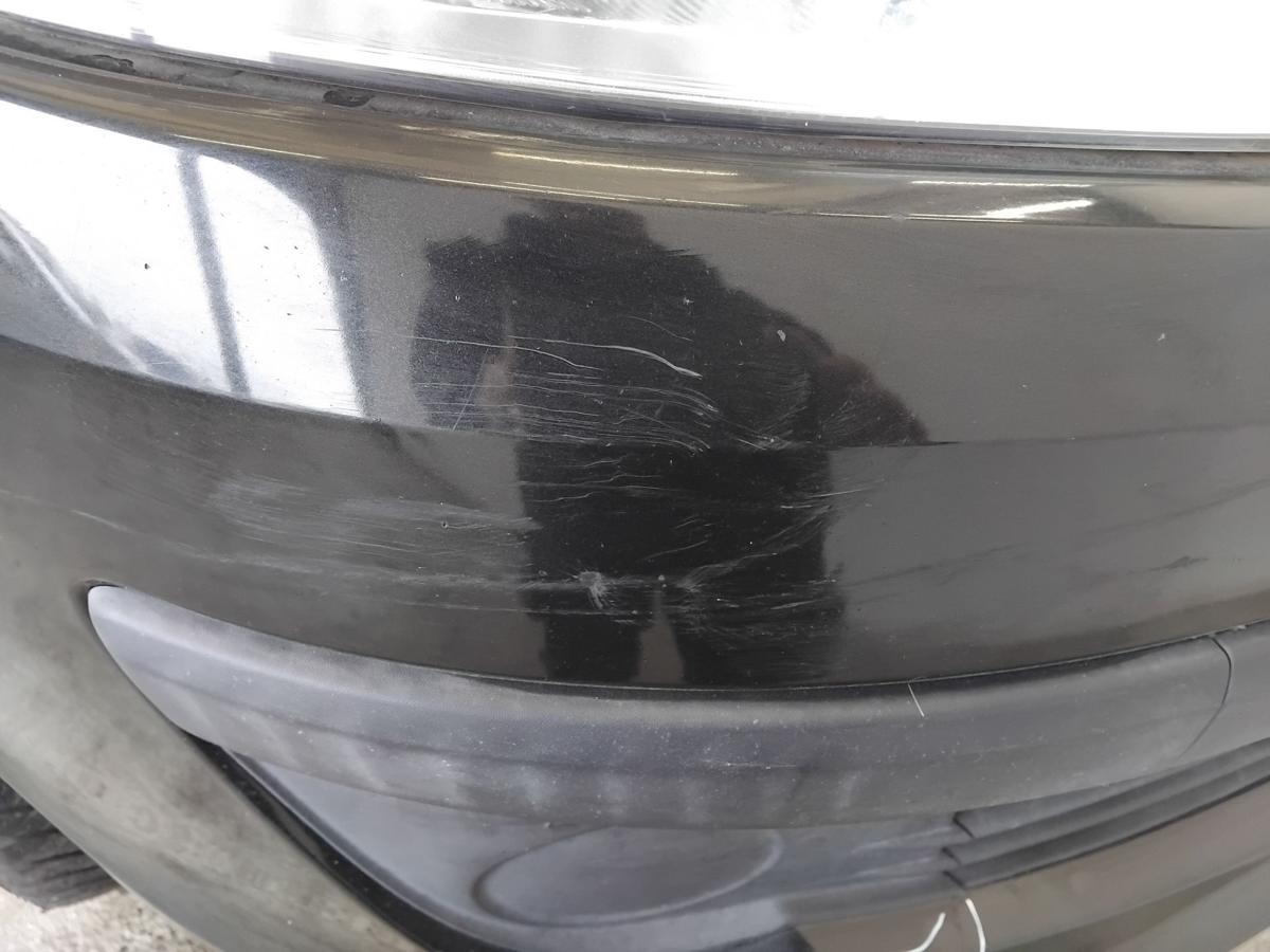 Renault Clio 3 original Sto&szlig;stange Sto&szlig;f&auml;nger vorn besch&auml;digt BJ2008 NV676 Noir Nacre